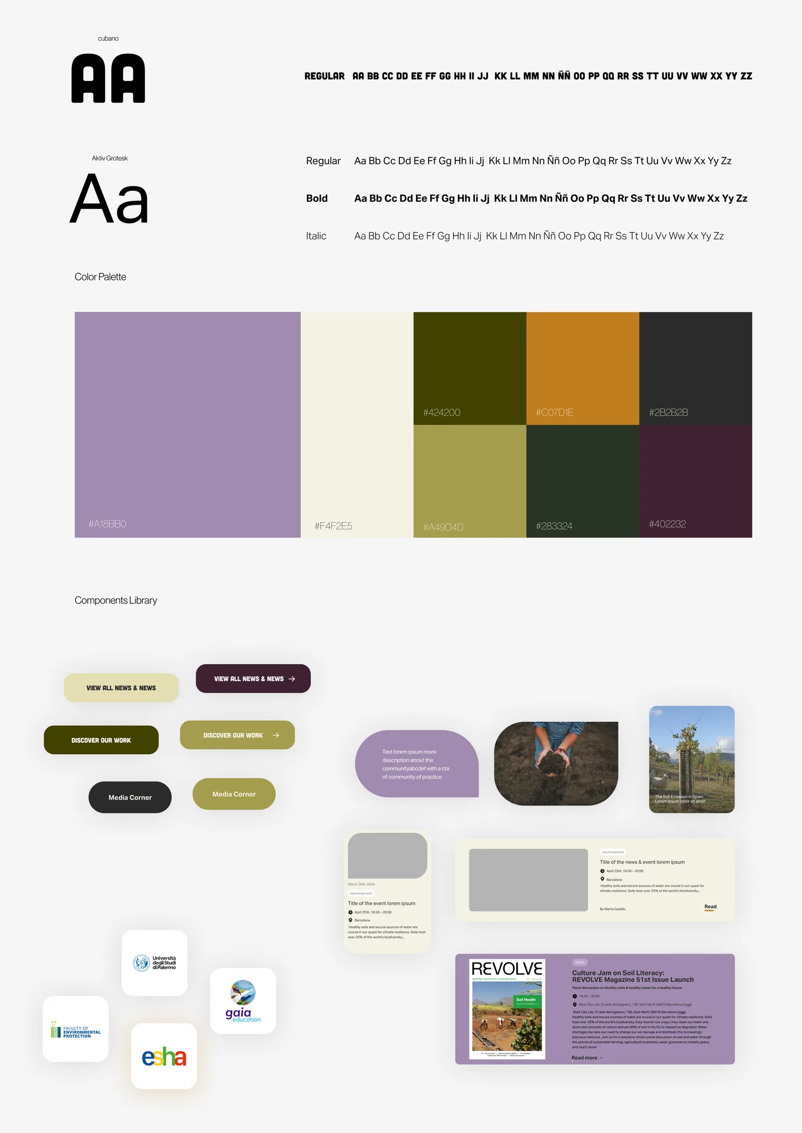 Curiosoil style guide