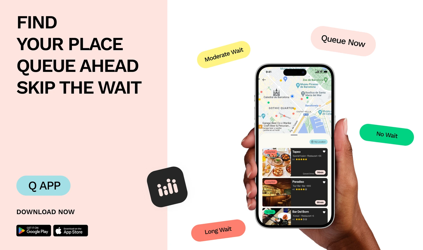 Q App alternate mockup
